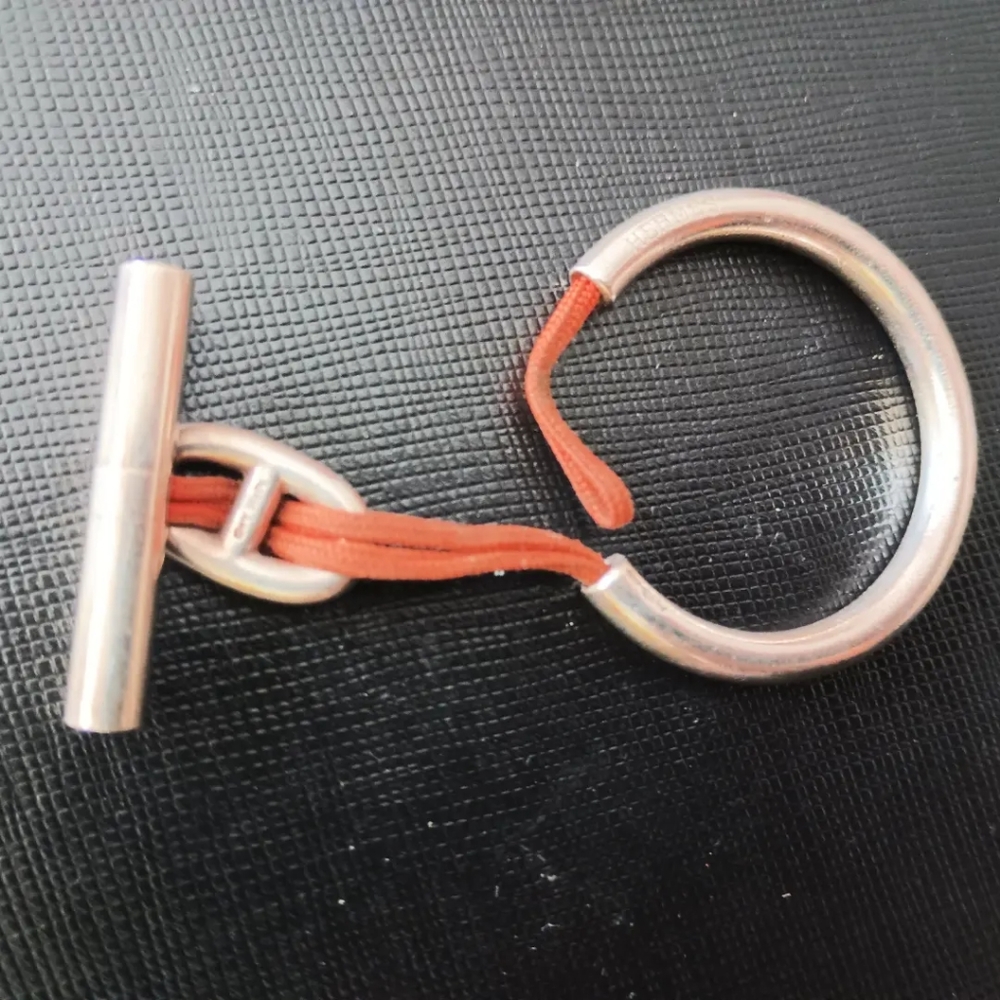 Hermès Sterling Silver Key Chain